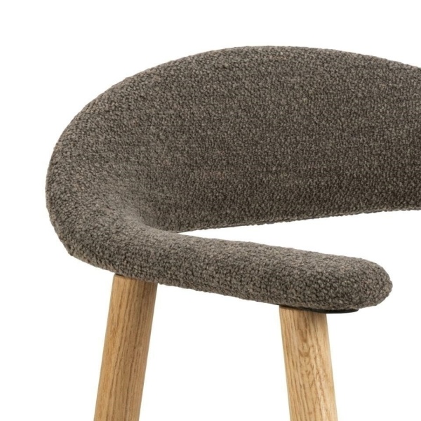 Krzesło Addi brązowe/ dąb Monza 40 - ACTONA